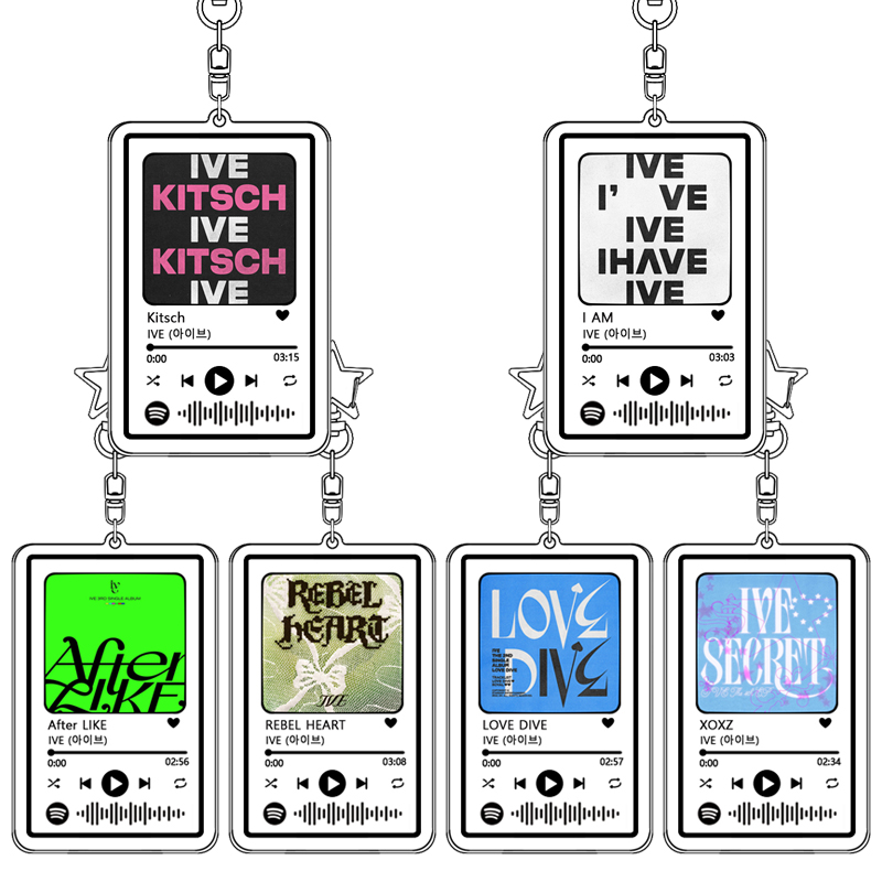 Cosplay Prop Diy - Kpop Popular Ive Acrylic Keychain Gaeul