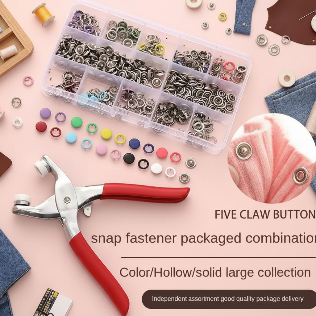 Snap Fastener Set - Hot 100pcs Metal Prong Snap Buttons