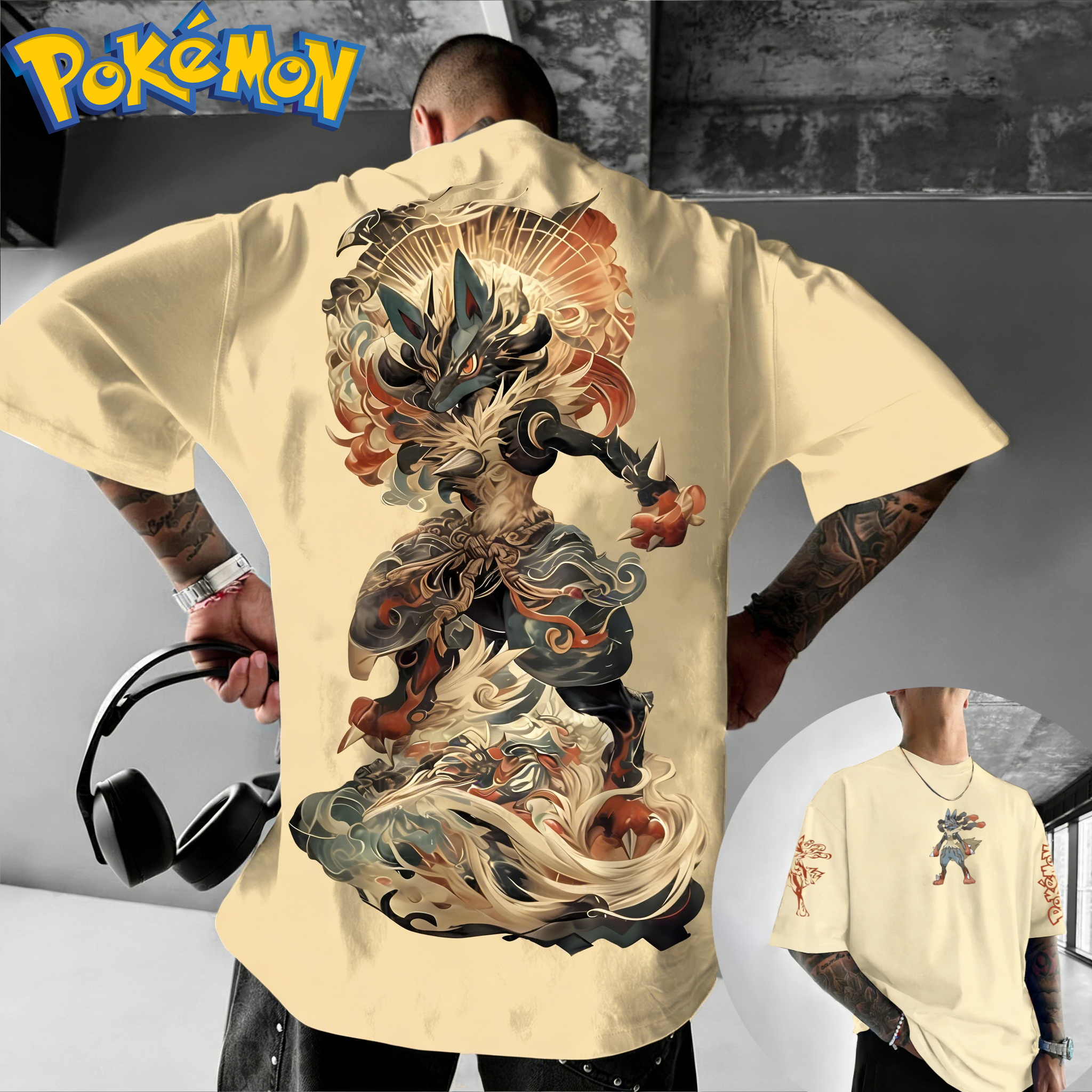 Cosplay Flame Prop - New Pokemon Cotton T Shirt with