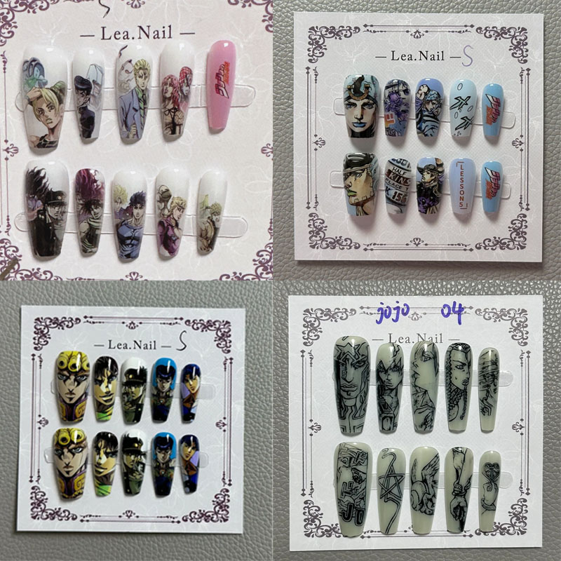 Cosplay Prop Diy - JOJO Nail Art Student Anime Cartoon