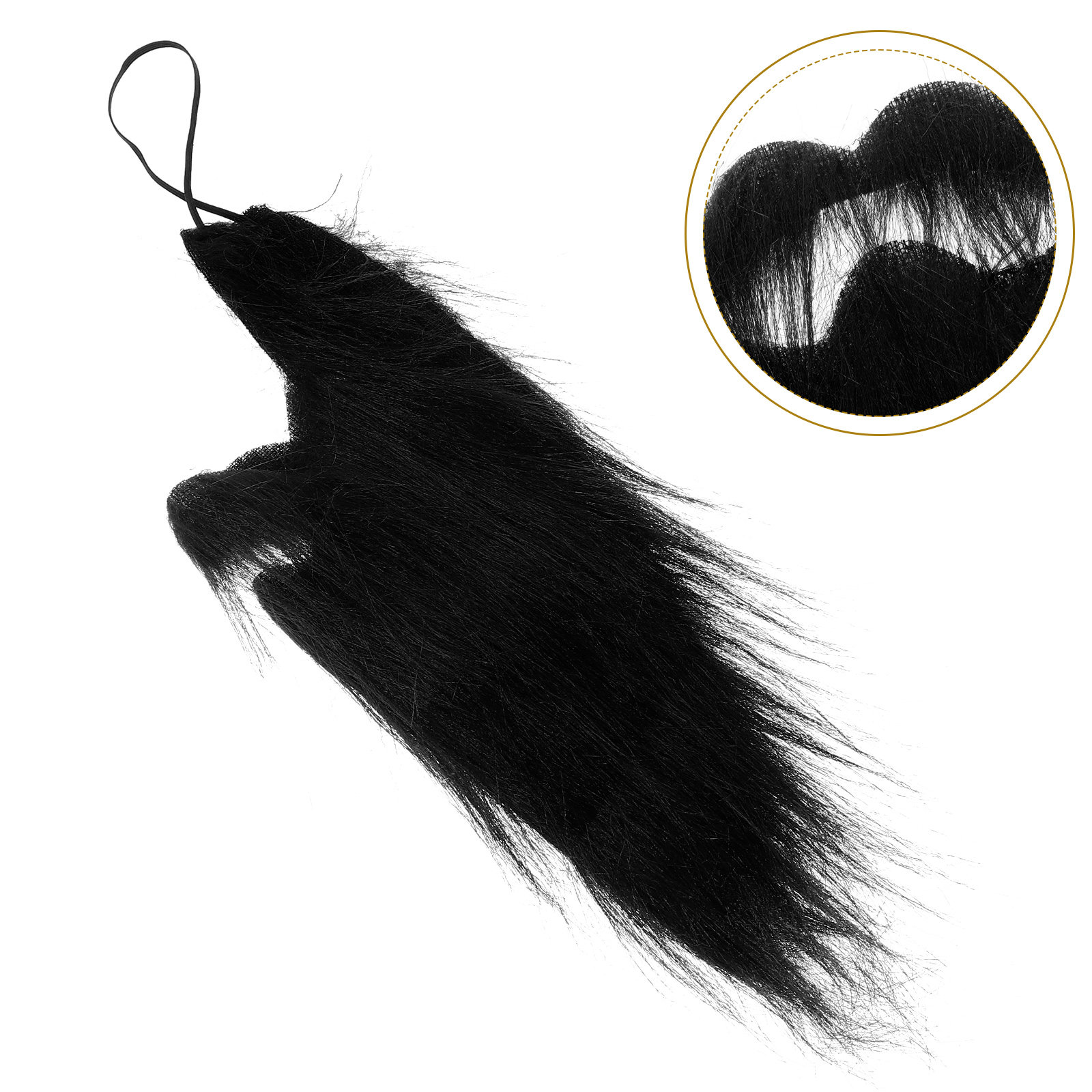 Easy Cosplay Prop - Large Realistic Mustache for Men Halloween