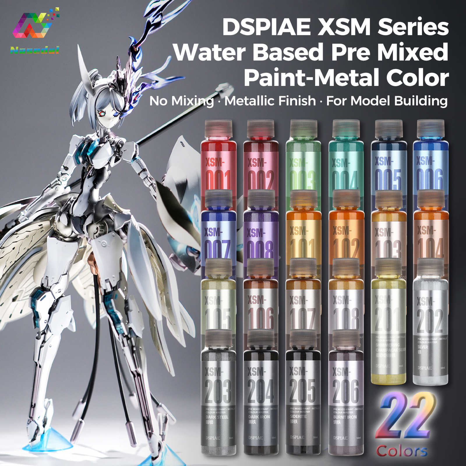 DSPIAE XSM Series 50ml Water B – обзор и цена Metallic Spray Paint