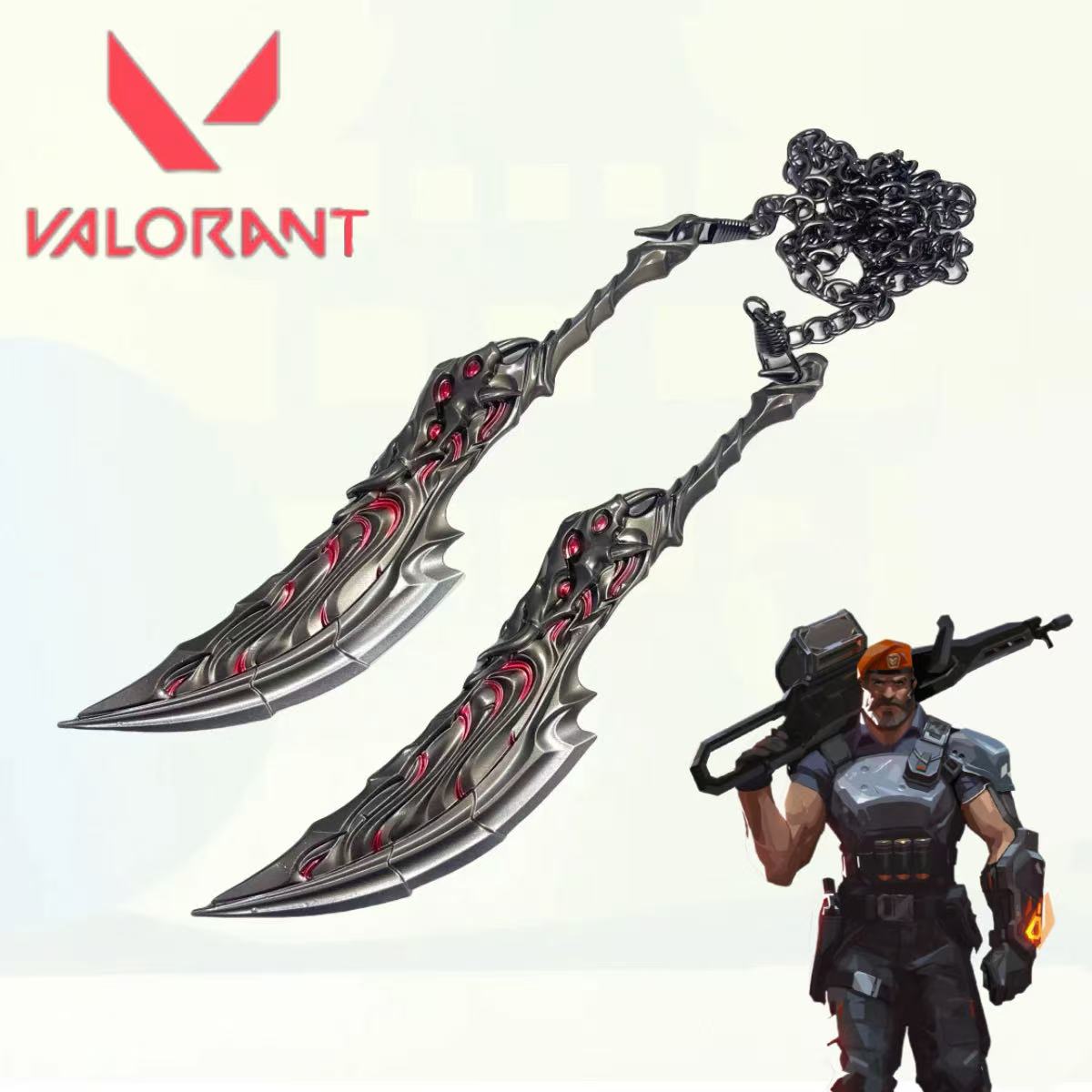 7.1inch Valorant Flame Metal K – обзор и цена Cosplay Flame Prop