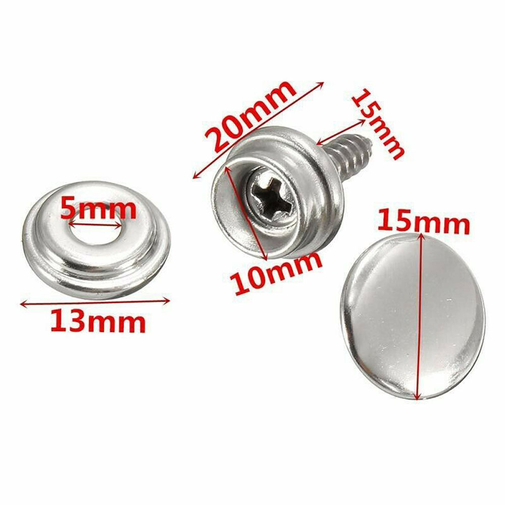 30pcs Snap Fastener Stainless  – обзор и цена Snap Fastener Set
