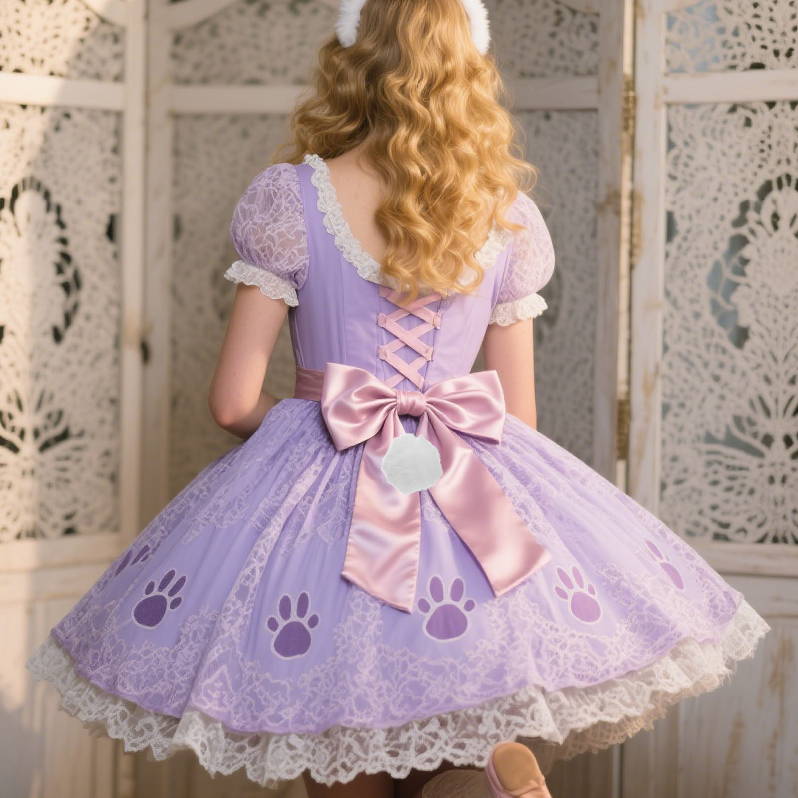 2Pcs Rabbit Tail Ball Costume  – обзор и цена Easy Cosplay Prop