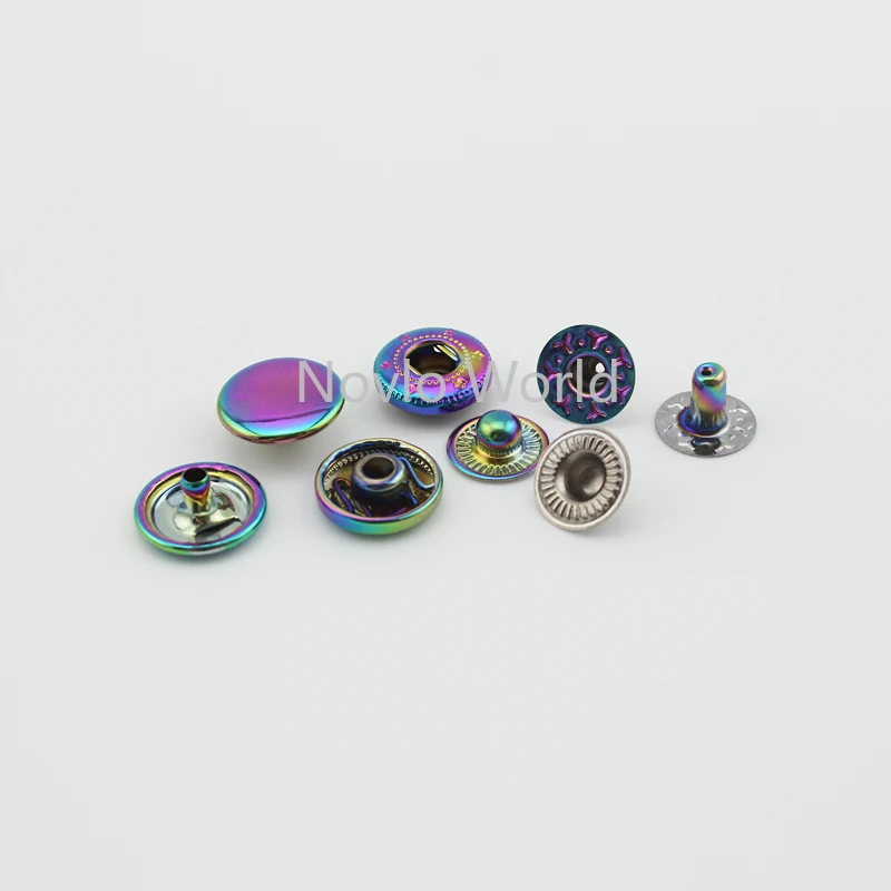 20-100 Sets Rainbow 12mm 10 Co – обзор и цена Snap Fastener Set