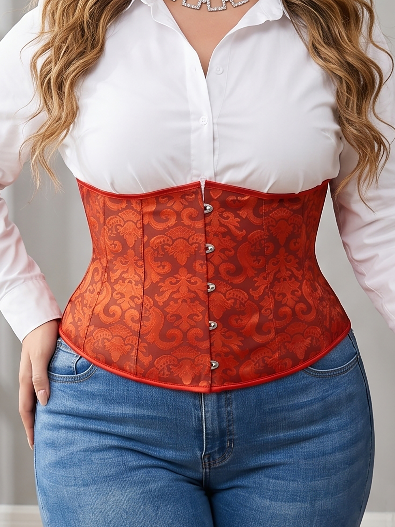 Women's Plus Size Court Lace W – обзор и цена Boning Corset Steel