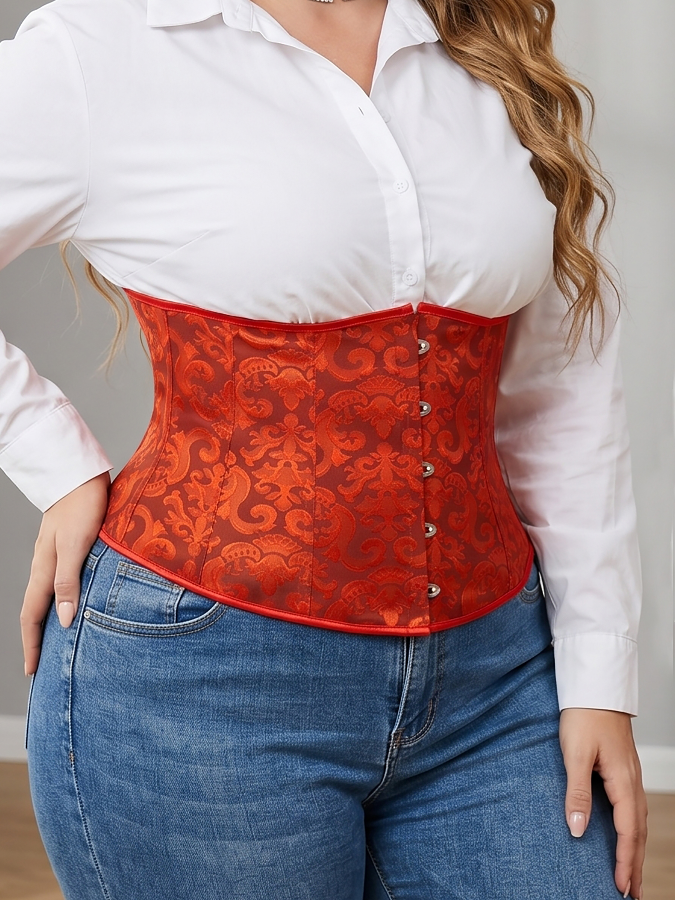 Women's Plus Size Court Lace W – обзор и цена Boning Corset Steel