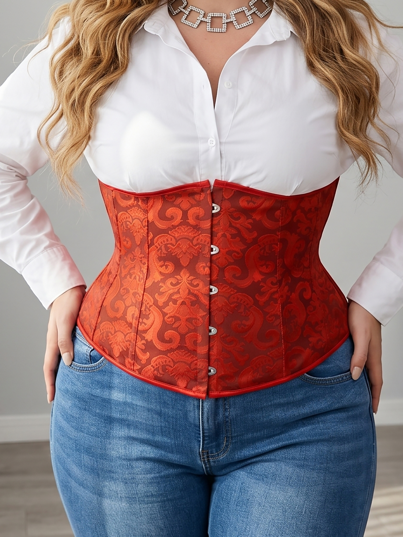Women's Plus Size Court Lace W – обзор и цена Boning Corset Steel