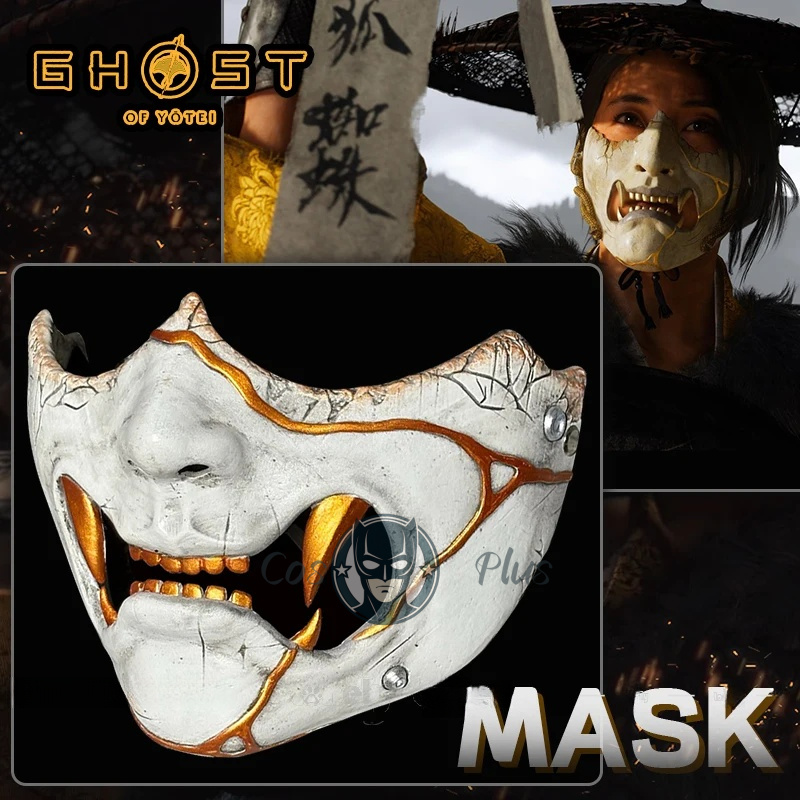 Game Ghost of Yotei Atsu Mask  – обзор и цена Cosplay Prop