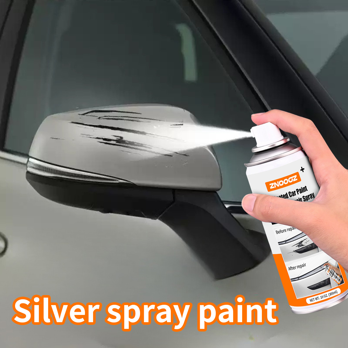 Silver Car Scratch Repair Spra – обзор и цена Metallic Spray Paint