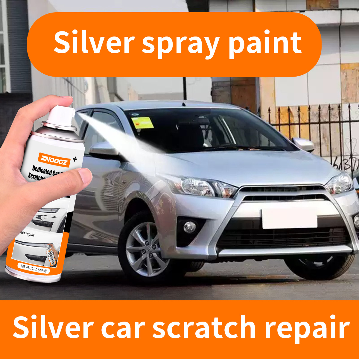 Silver Car Scratch Repair Spra – обзор и цена Metallic Spray Paint
