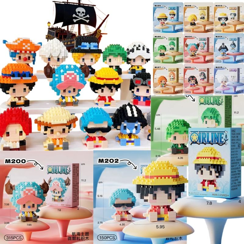 Anime Building Block One Luffy – обзор и цена Cosplay Prop Building