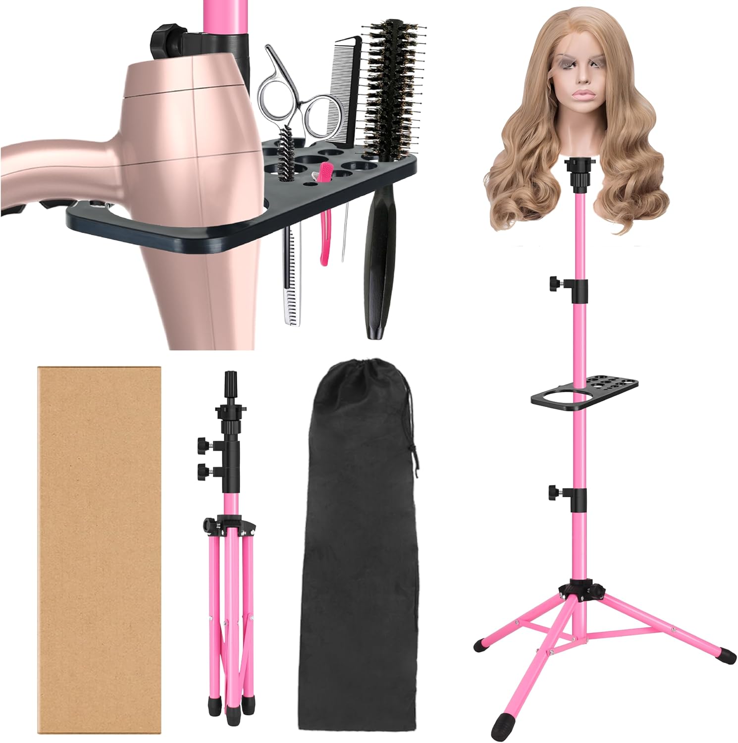 Wig Tripod Stand with Tray 125 – обзор и цена Aerith Cosplay Prop
