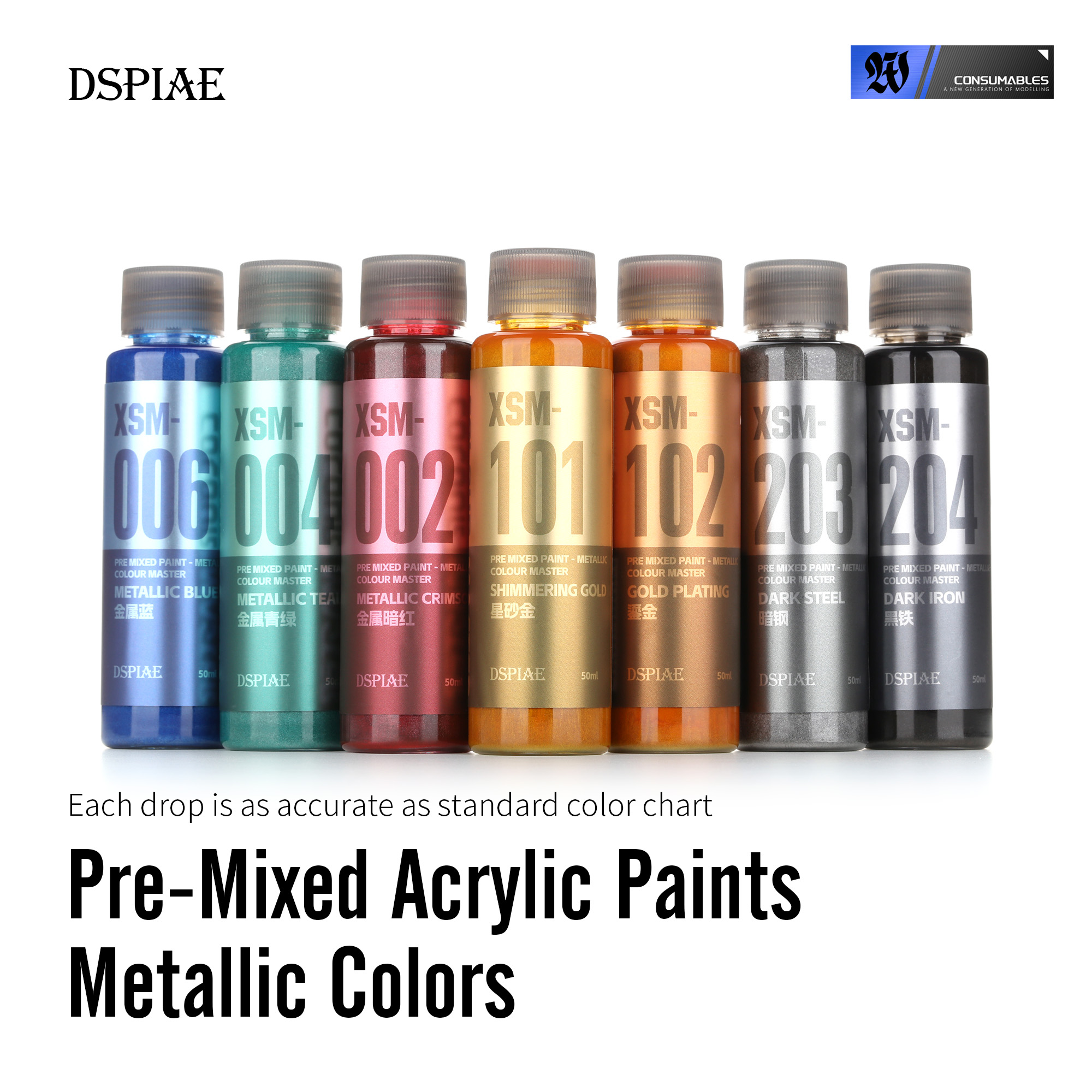 DSPIAE XSM 2026 New Model Hobb – обзор и цена Metallic Spray Paint