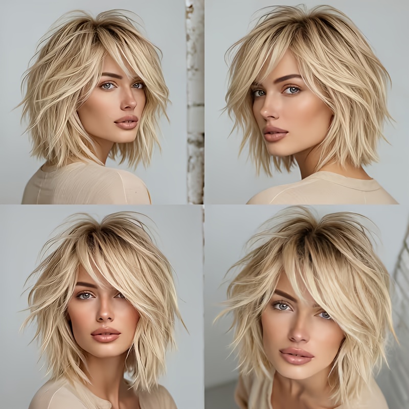 Golden Short Straight Ponytail – обзор и цена Wig Fiber Net