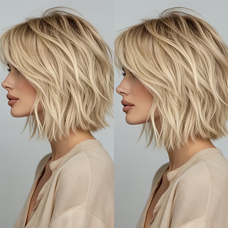 Golden Short Straight Ponytail – обзор и цена Wig Fiber Net