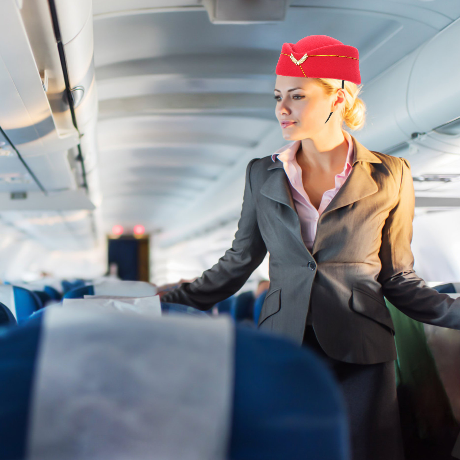 Stylish Flight Attendant Hat R – обзор и цена Easy Cosplay Prop