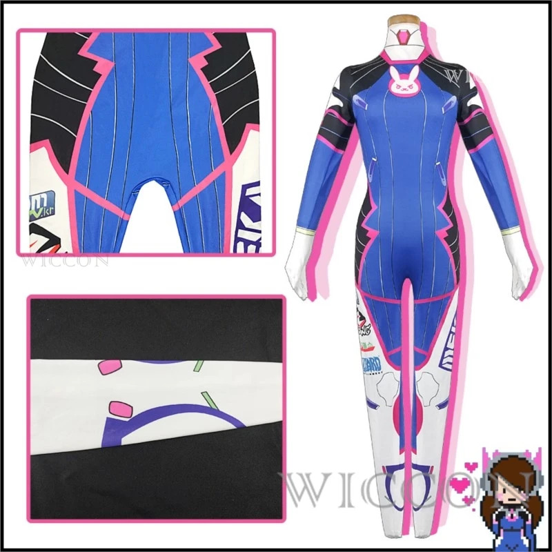 2025 11 Anime Woman Jumpsuit T – обзор и цена Dva Cosplay Prop