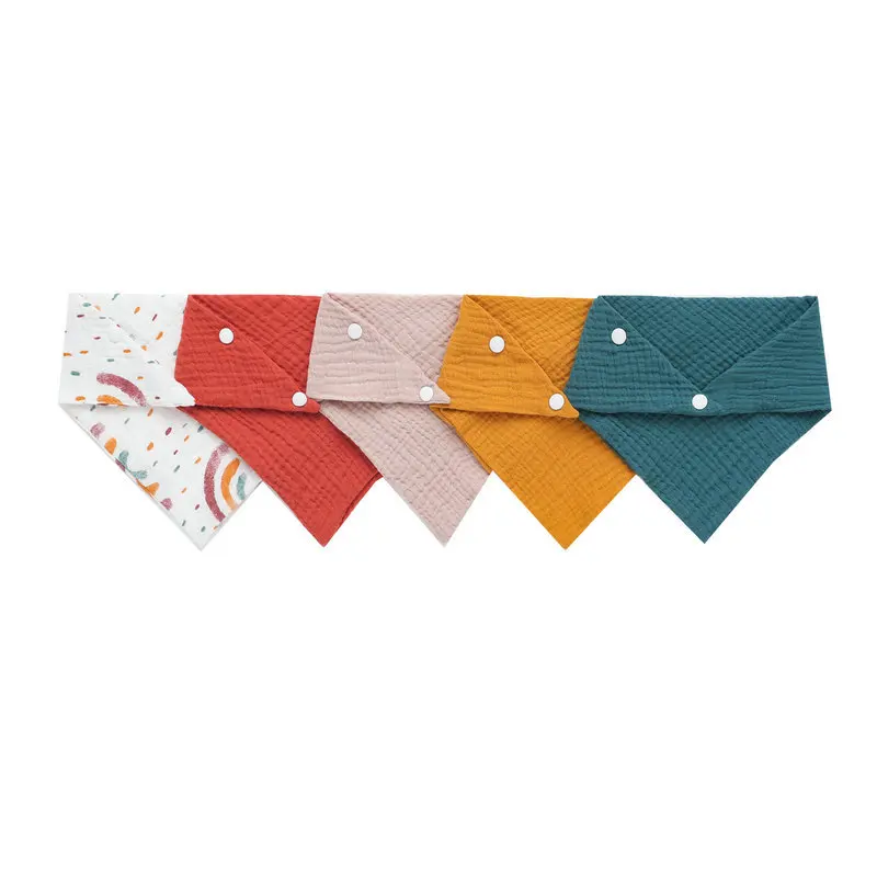 5Pcs/Set Newborn Baby Bibs Fee – обзор и цена Snap Fastener Set