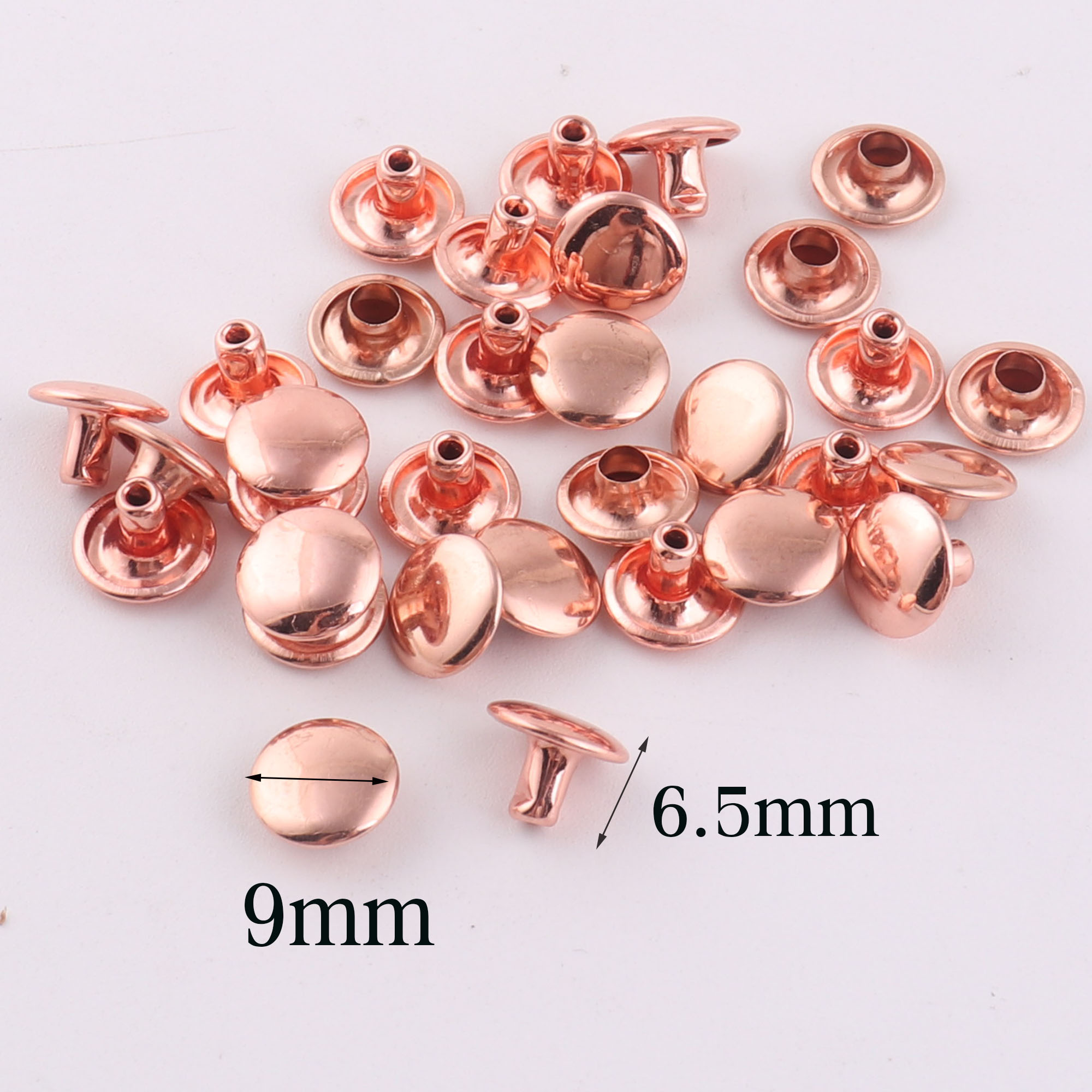 100 Sets Double Cap Rivets,Ros – обзор и цена Snap Fastener Set