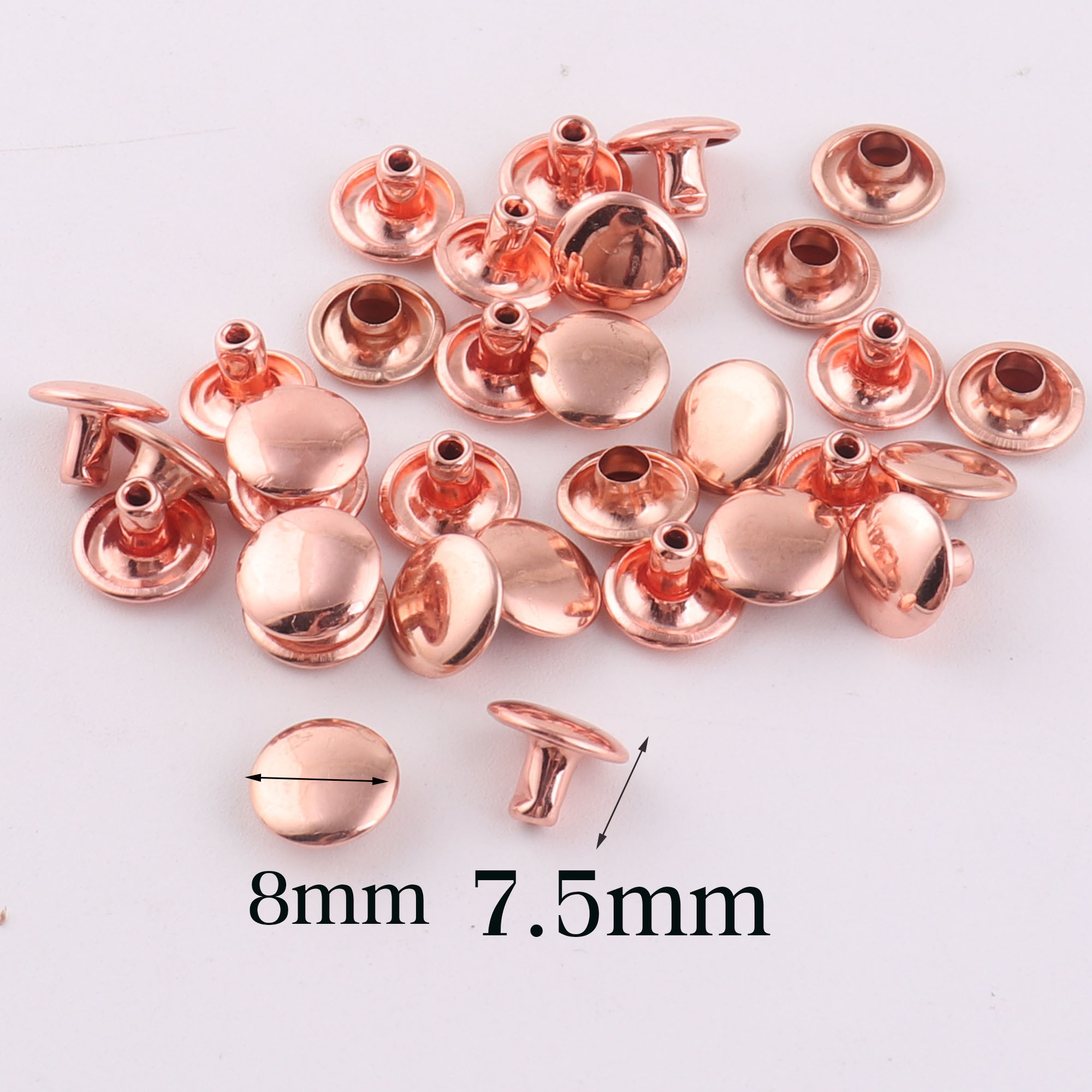 100 Sets Double Cap Rivets,Ros – обзор и цена Snap Fastener Set