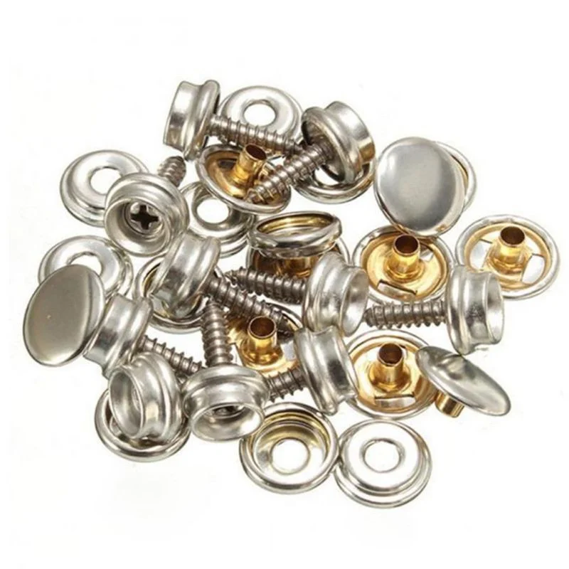 10 Sets Stainless Steel Tappin – обзор и цена Snap Fastener Set