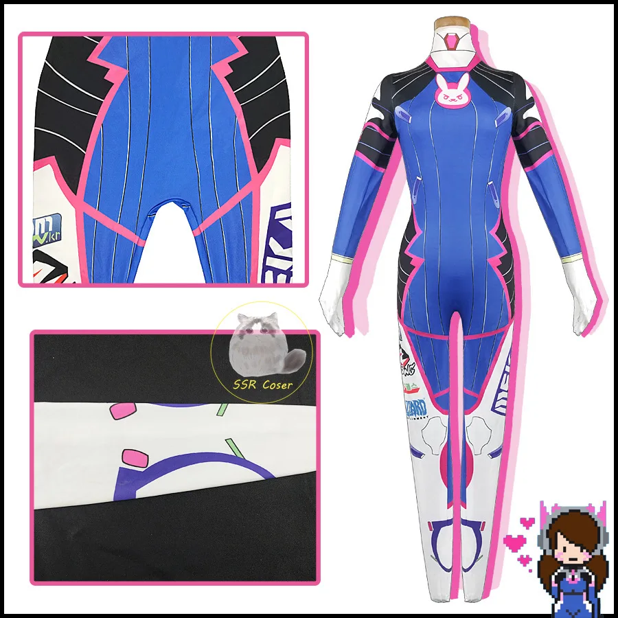 Dva Cosplay Costume Bodysuit Z – обзор и цена Dva Cosplay Prop