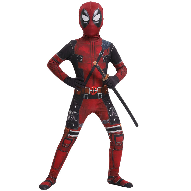 3-12Y Kids Deadpool Costume wi – обзор и цена Cosplay Prop Dagger