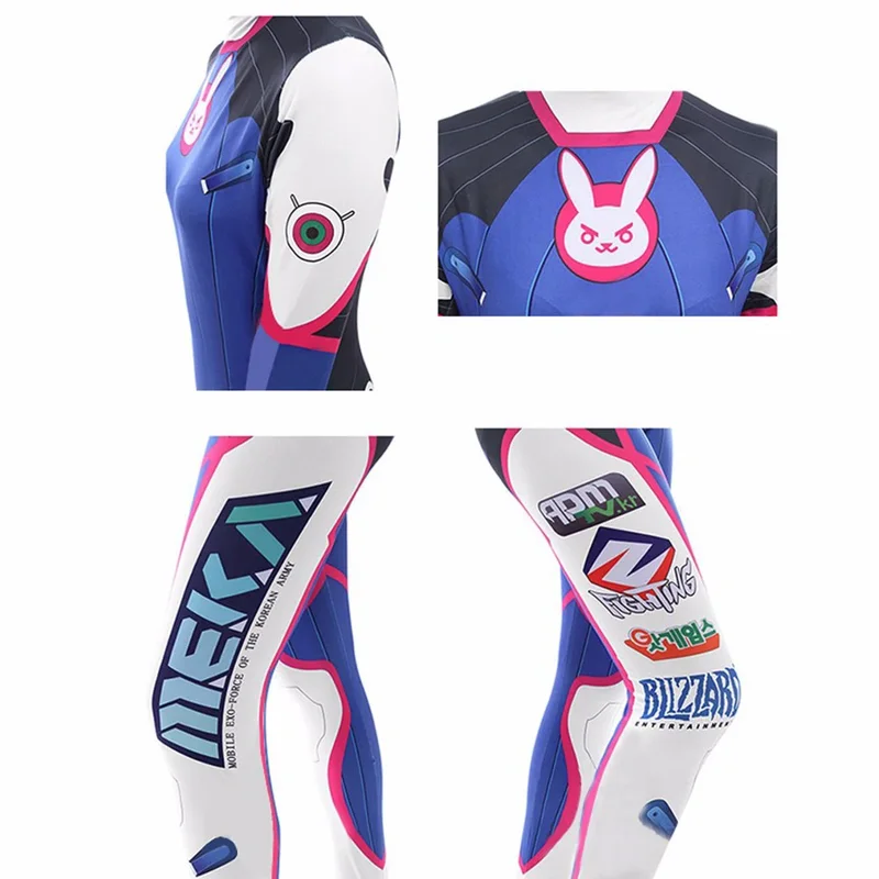 Anime woman jumpsuit tights DV – обзор и цена Dva Cosplay Prop