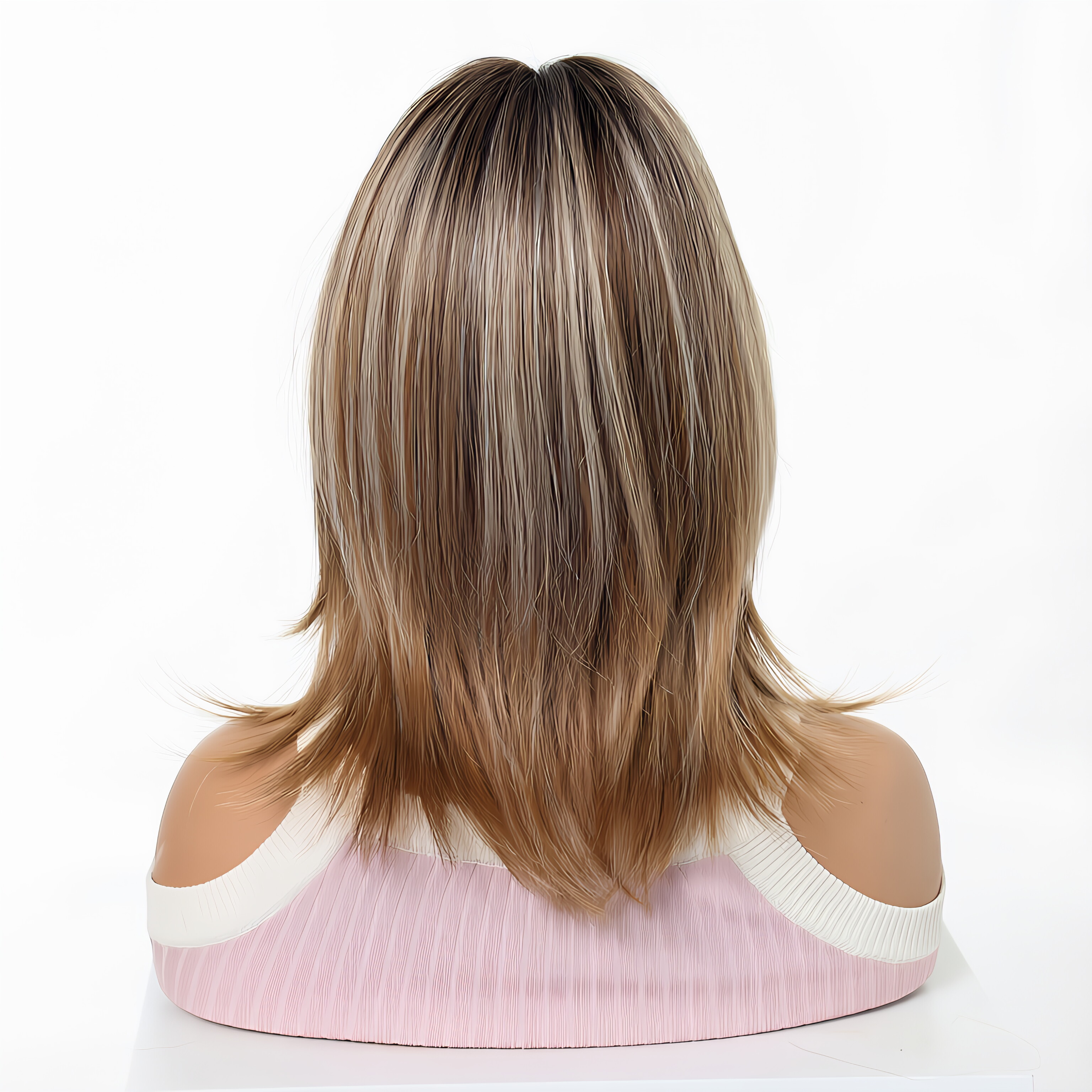 Daily light brown wig, headban – обзор и цена Wig Fiber Net
