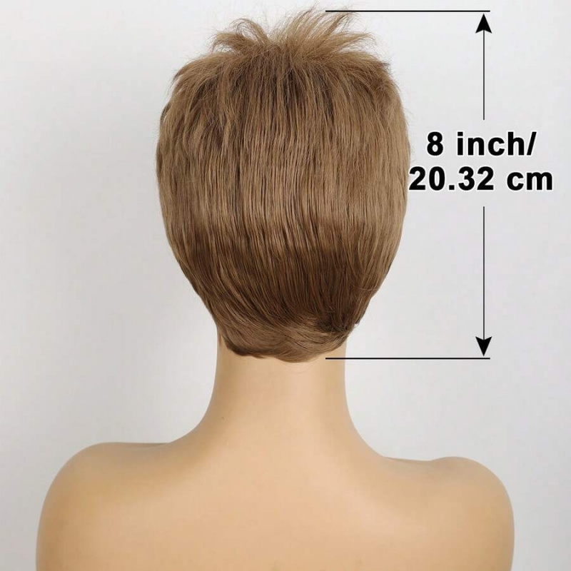 Women Short Pixie Cut Syntheti – обзор и цена Wig Fiber Net