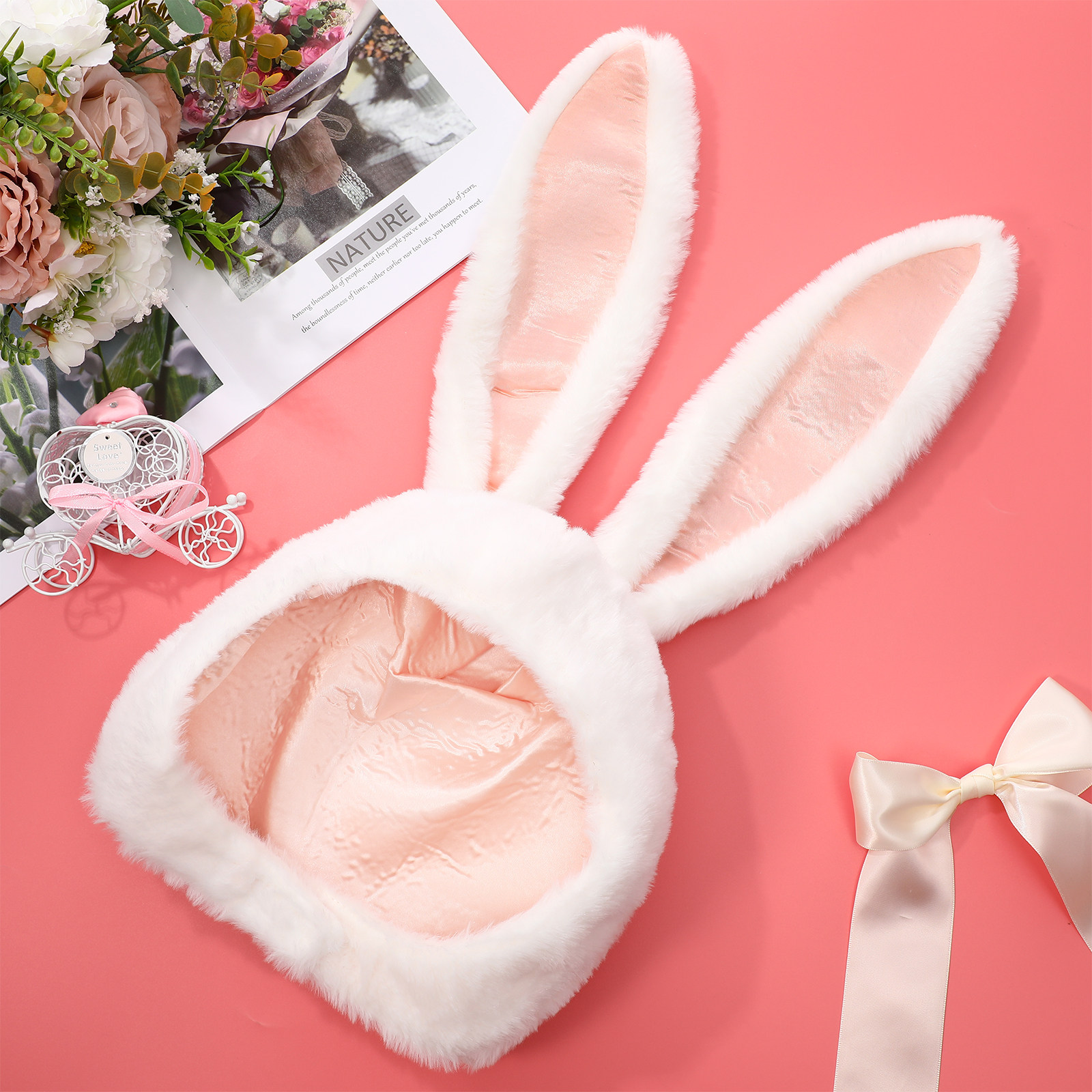 Rabbit Ears Hat Fun Bunny Head – обзор и цена Easy Cosplay Prop