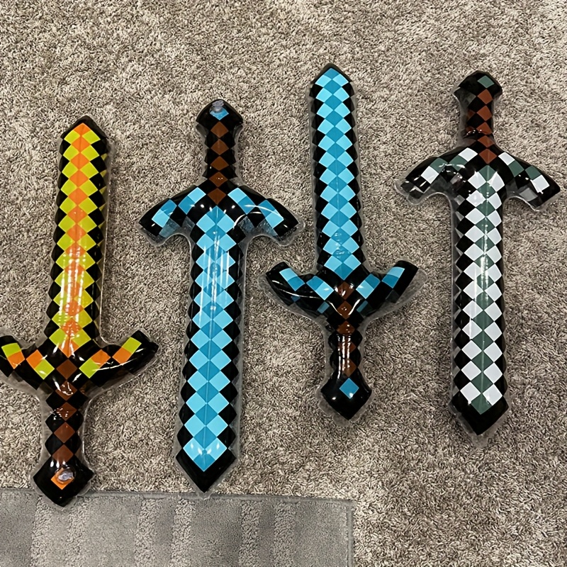 3Pcs Pixel Style Inflatable Sw – обзор и цена Cosplay Prop Dagger