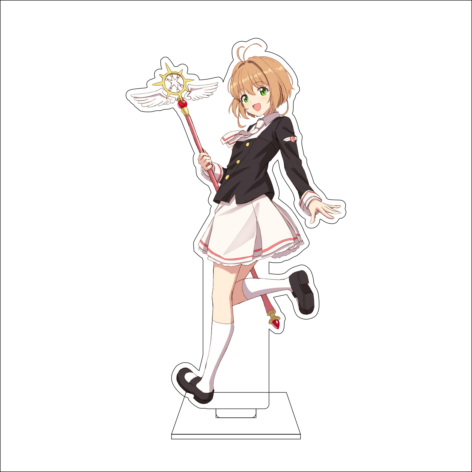 16CM Anime Cardcaptor Sakura C – обзор и цена Anime Cosplay Prop