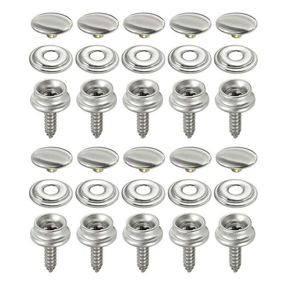 30pcs Snap Fastener Stainless  – обзор и цена Snap Fastener Set