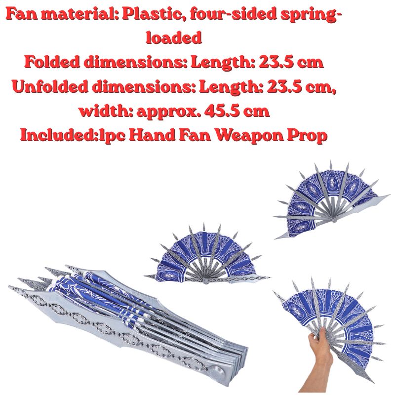 Anime Kitana Cosplay MK Blue H – обзор и цена Cosplay Prop Blueprints